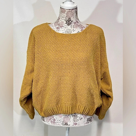 🛍️ Mustard yellow FAVLUX sweater size S. - Picture 6 of 13